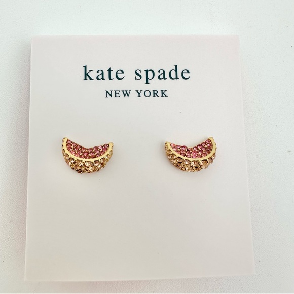 SOLD ❌Kate Spade Fruit Salad Pave Grapefruit Studs - Picture 3 of 4